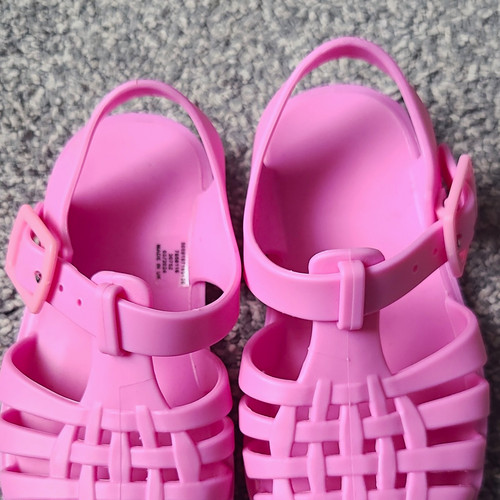 Jelly pink sandals - jelly,