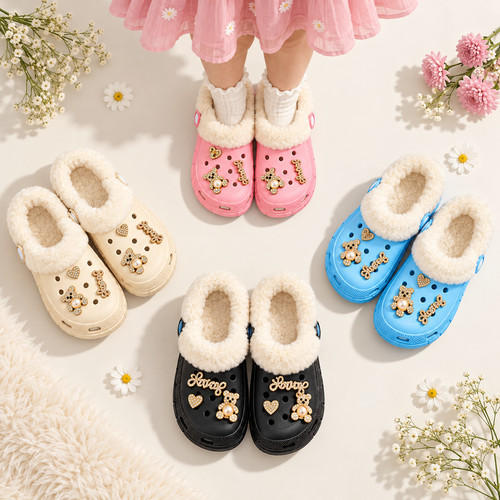 Girls warm fleece - warm, fur