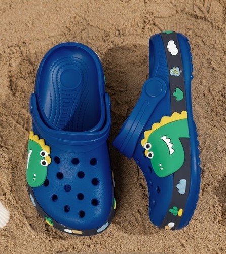 New royal blue dinosaur croc - *new*,