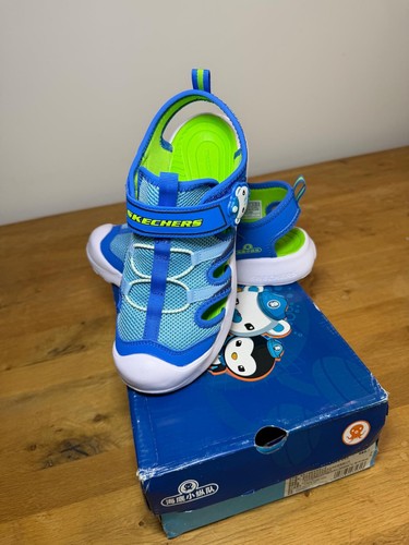 Skechers unisex kids uk4 - uk4, blue