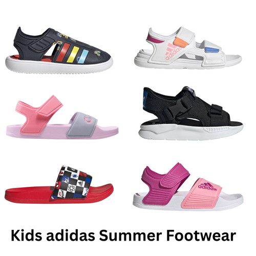 Adidas sandals slides kids - sandals,